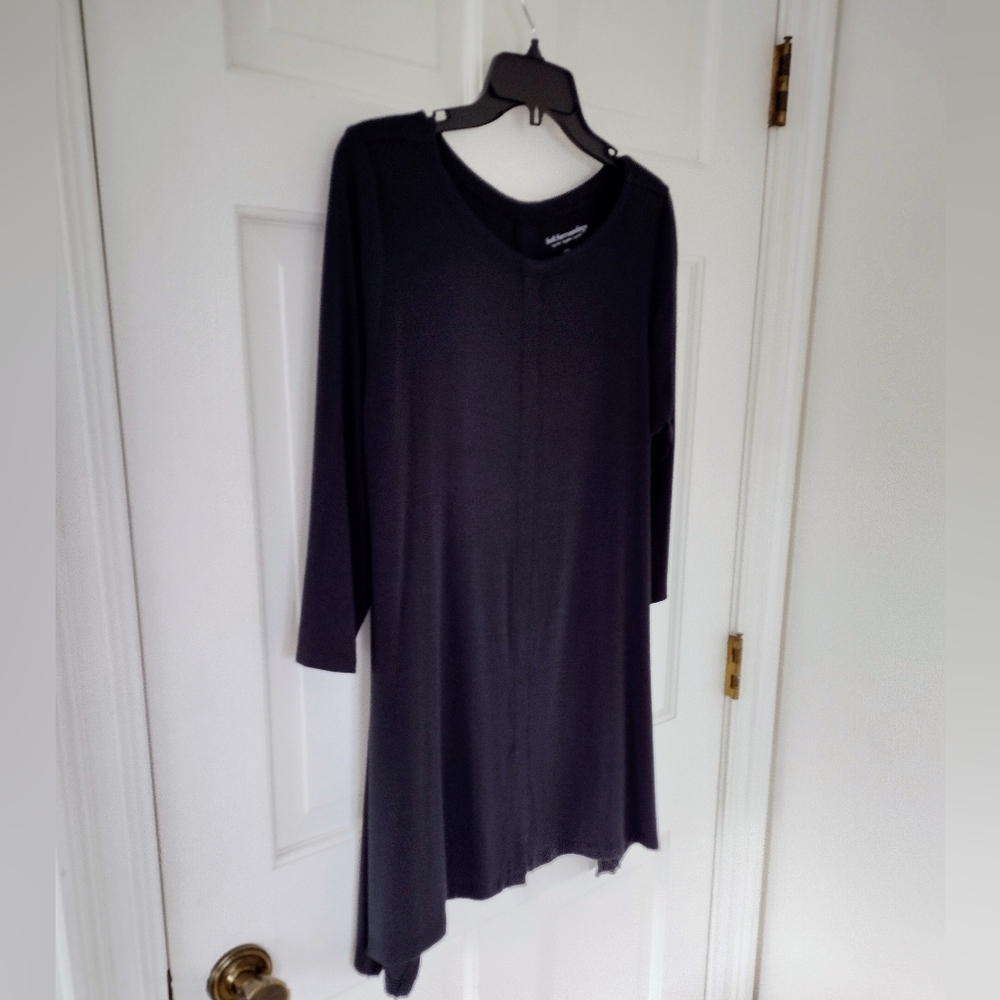 Super Soft Black Dress, Shirt, or Maternity with Quarter Length Sleeves